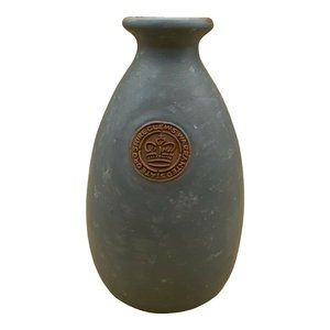 Clews Warranted State Ordshire Grey Pottery Vase 6.5”